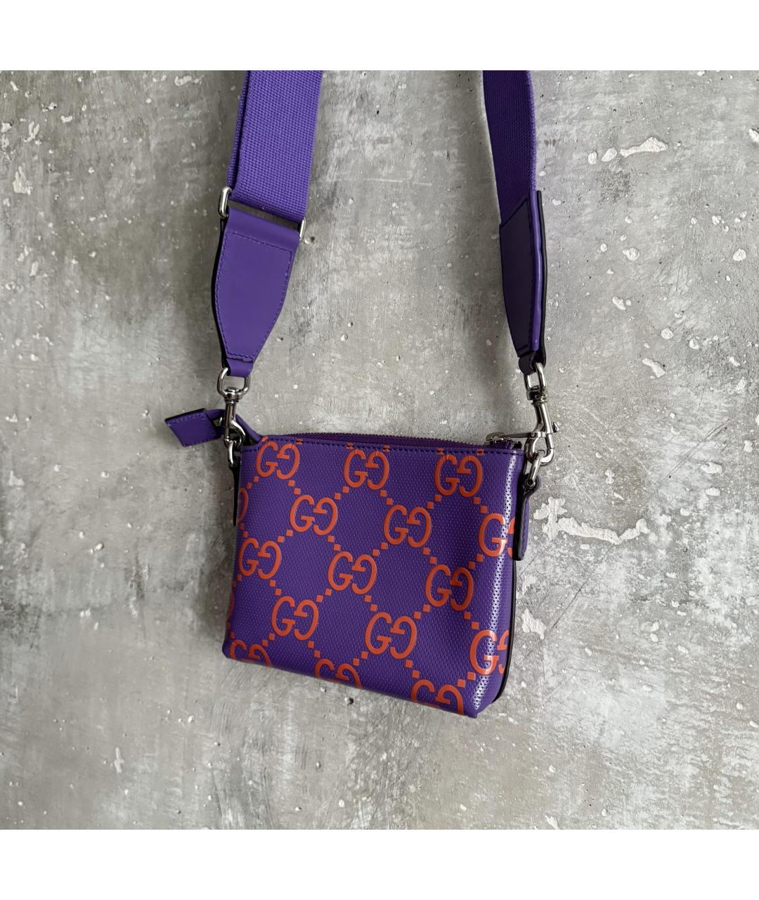 GUCCI Фиолетовая сумка на плечо, фото 2