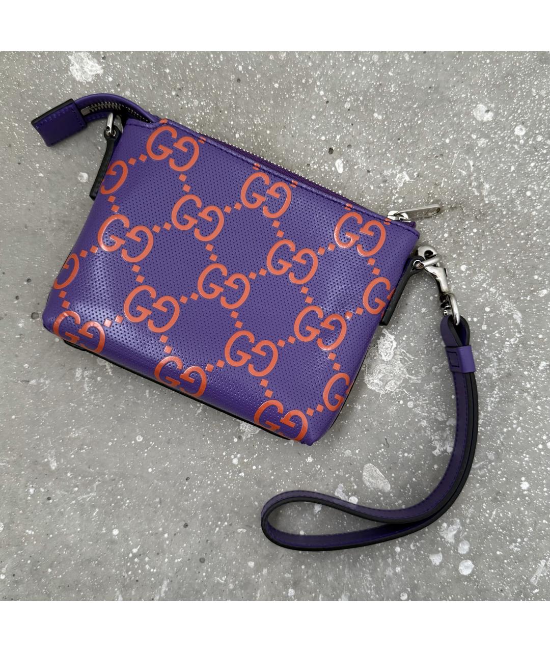 GUCCI Фиолетовая сумка на плечо, фото 8