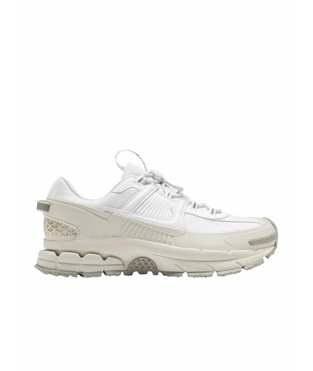 NIKE Белые резиновые низкие кроссовки / кеды, фото 1