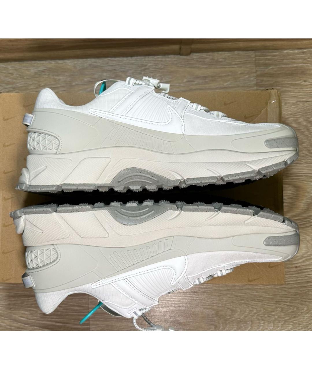 NIKE Белые резиновые низкие кроссовки / кеды, фото 5