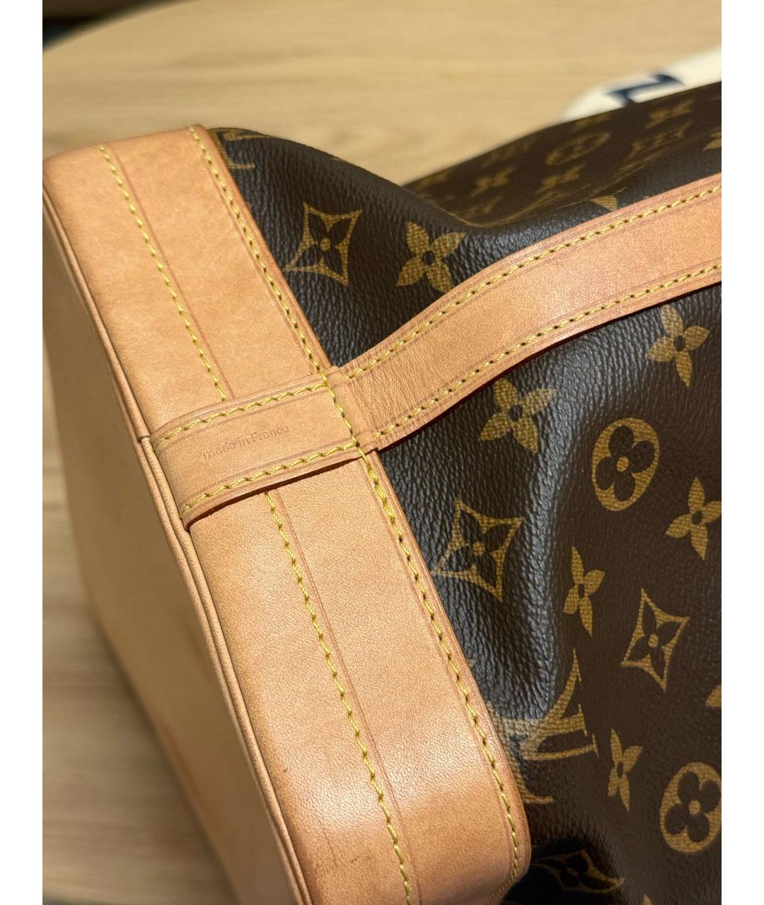 LOUIS VUITTON Коричневая сумка тоут, фото 8