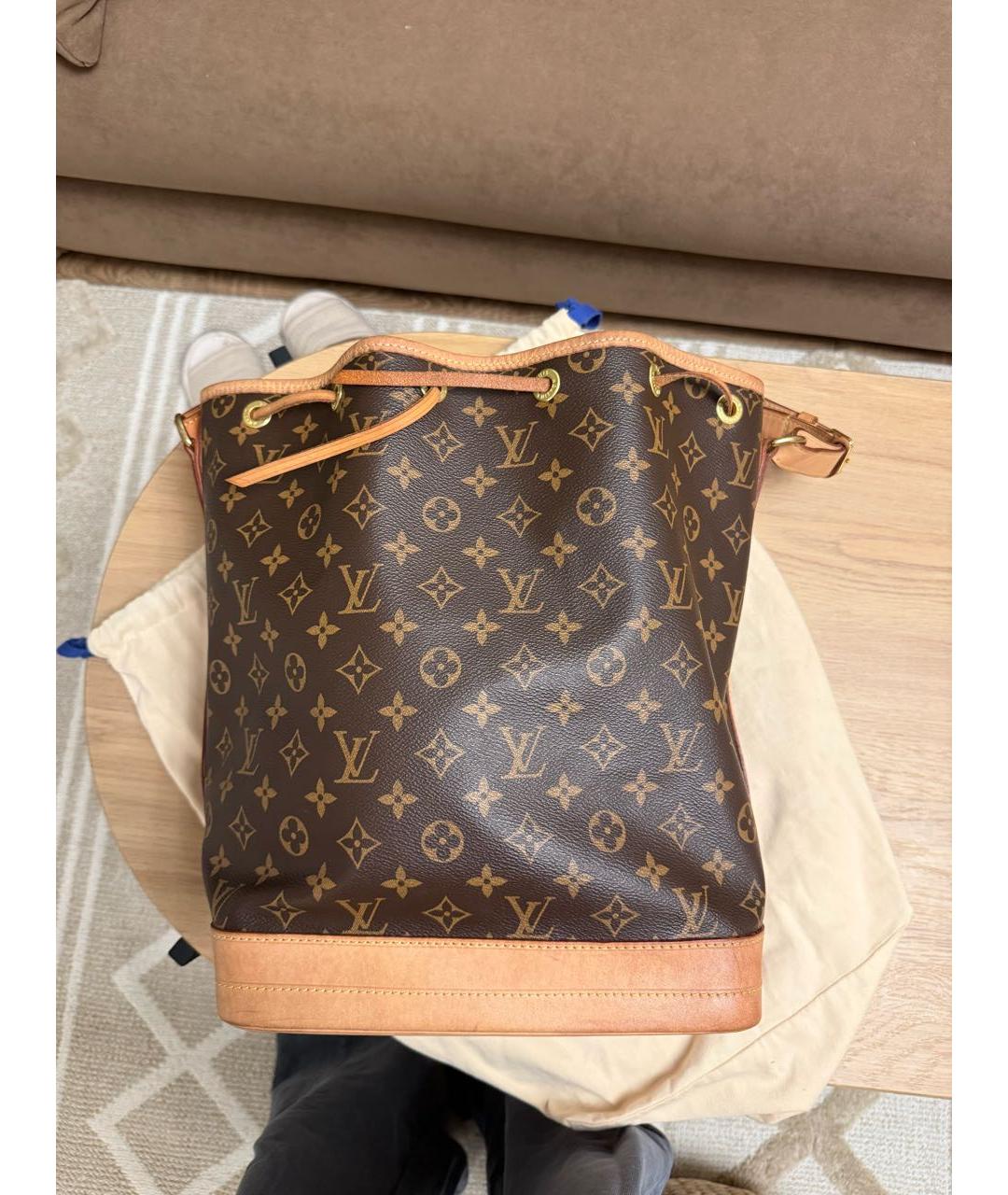 LOUIS VUITTON Коричневая сумка тоут, фото 2