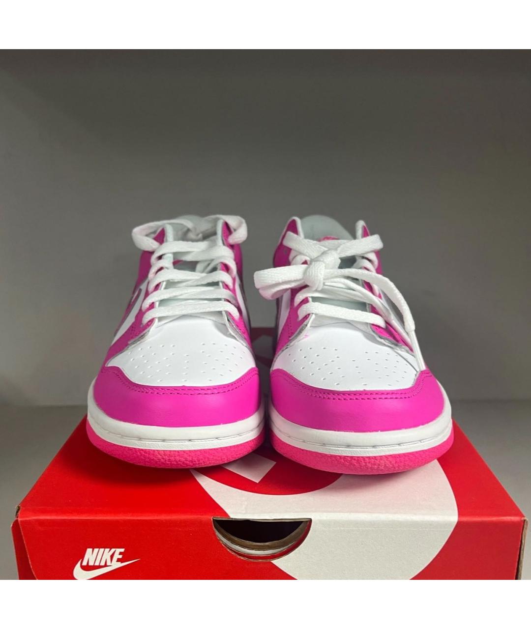 NIKE Фуксия кроссовки из искусственной кожи, фото 2