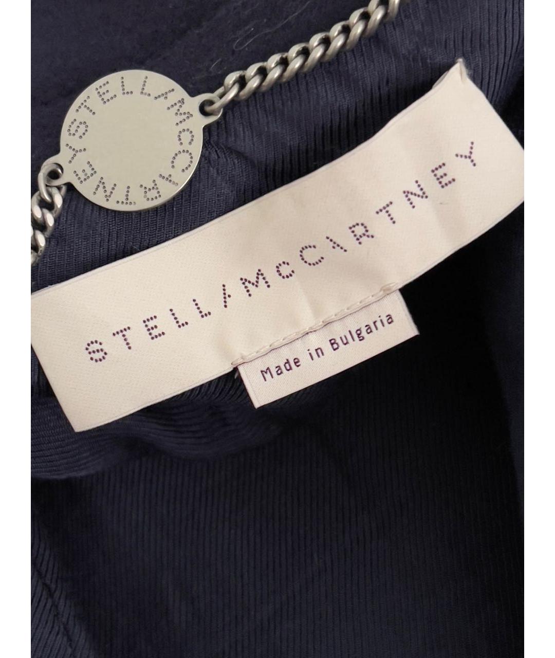 STELLA MCCARTNEY Темно-синее шерстяное пальто, фото 3