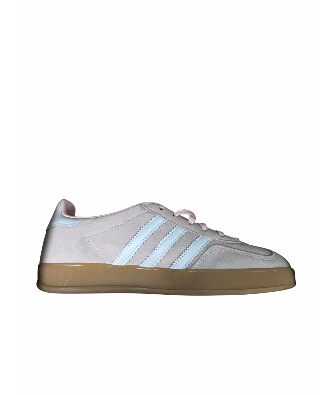 ADIDAS Розовые замшевые кроссовки, фото 2