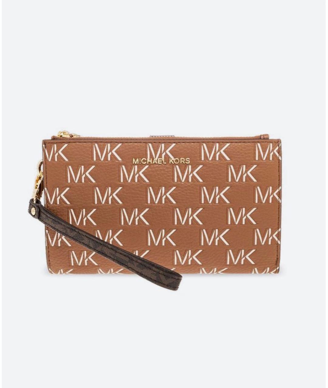 MICHAEL KORS Коричневый кожаный кошелек, фото 5