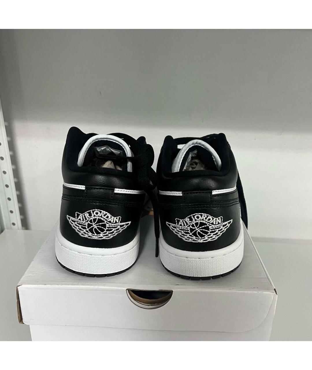 JORDAN Черные кроссовки из искусственной кожи, фото 4