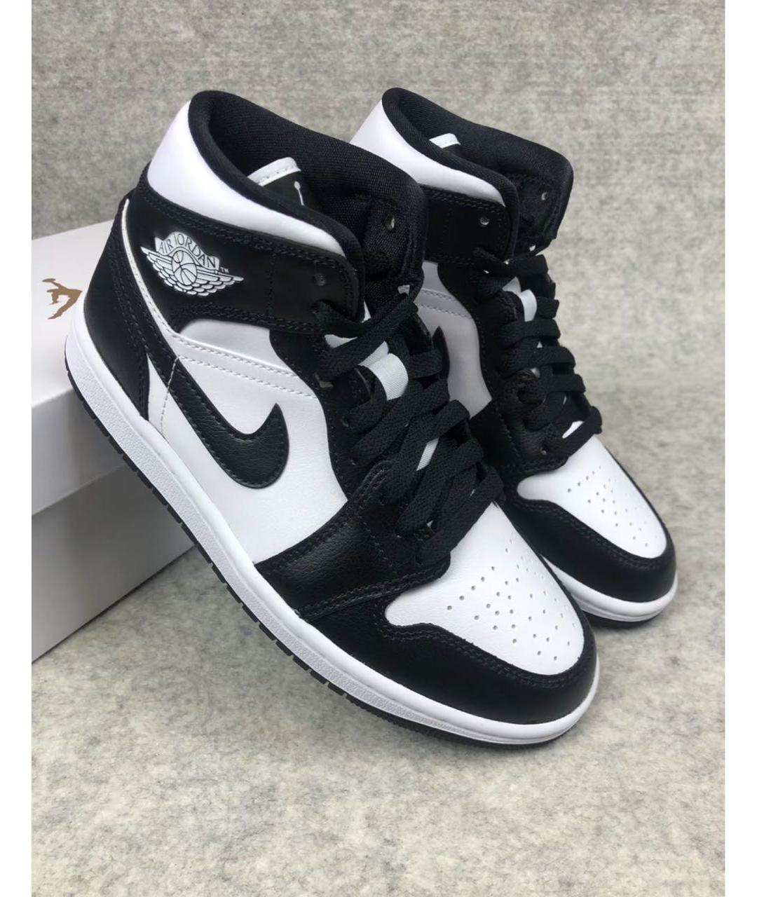 JORDAN Черные кроссовки из искусственной кожи, фото 4