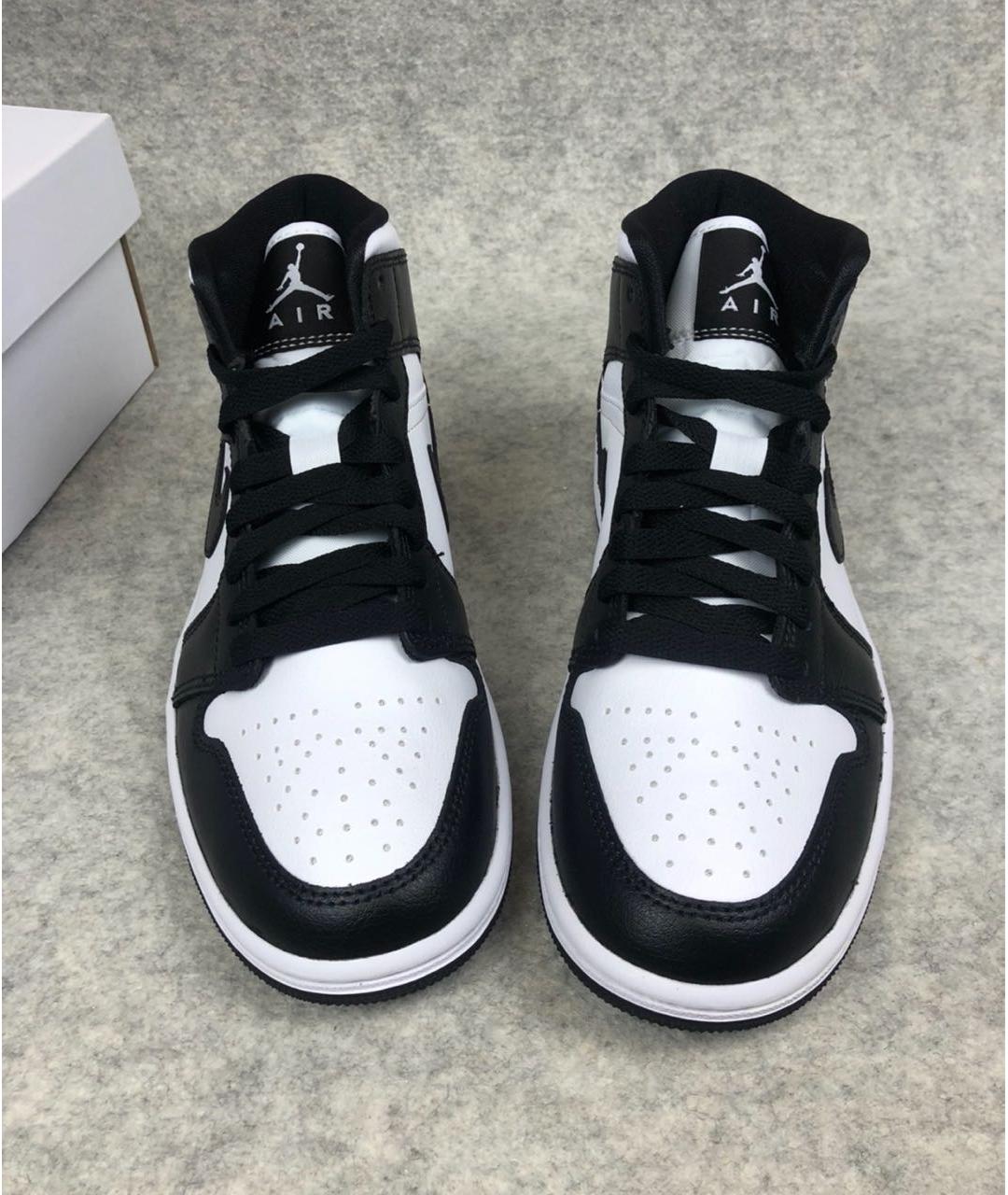 JORDAN Черные кроссовки из искусственной кожи, фото 2