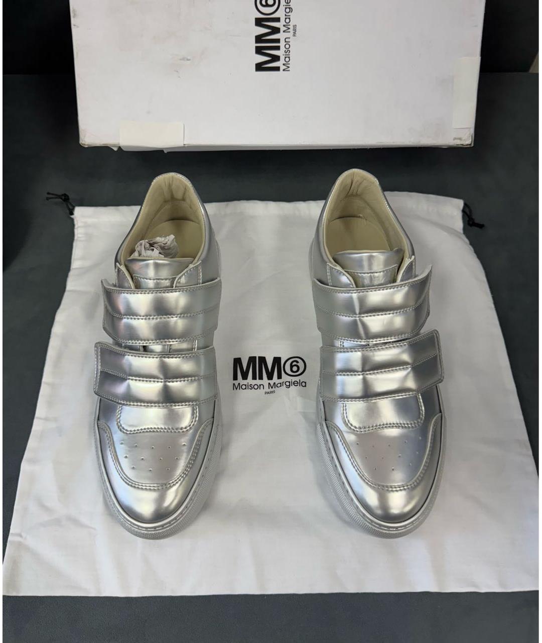 MM6 MAISON MARGIELA Белые кожаные кеды, фото 2