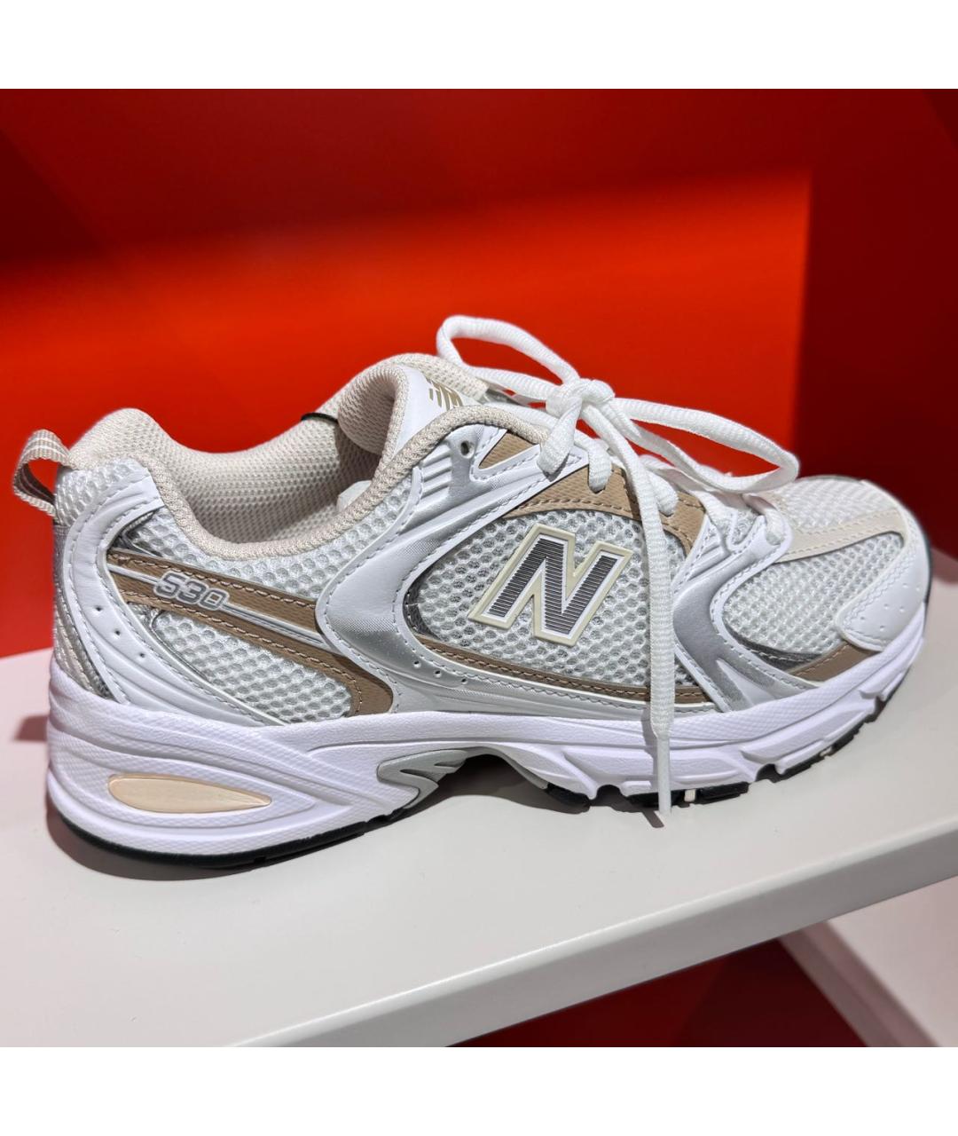 NEW BALANCE Бежевые кроссовки, фото 4