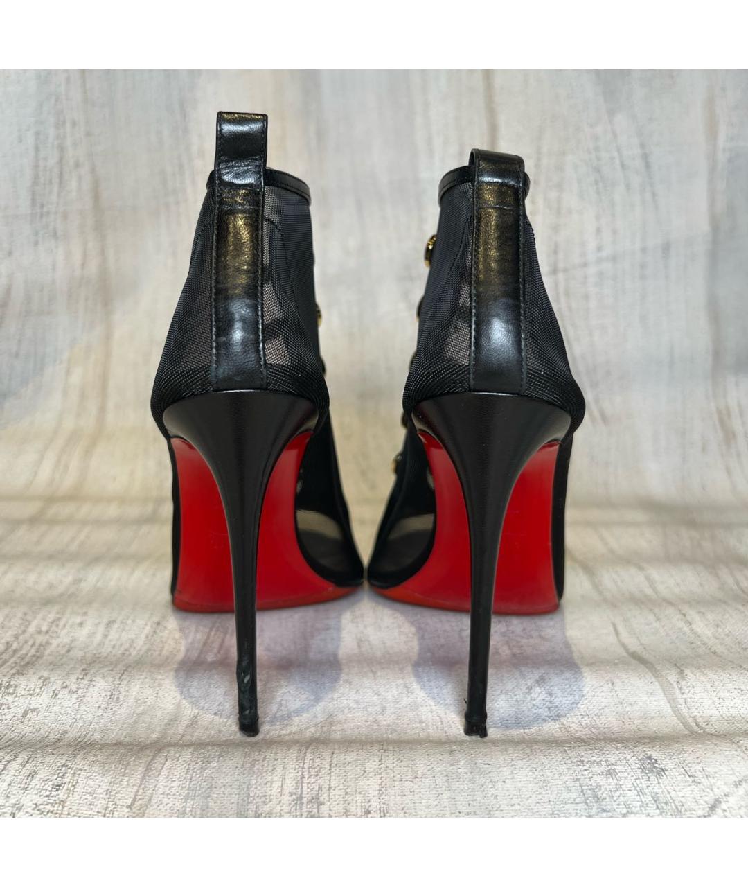 CHRISTIAN LOUBOUTIN Черные ботильоны, фото 4