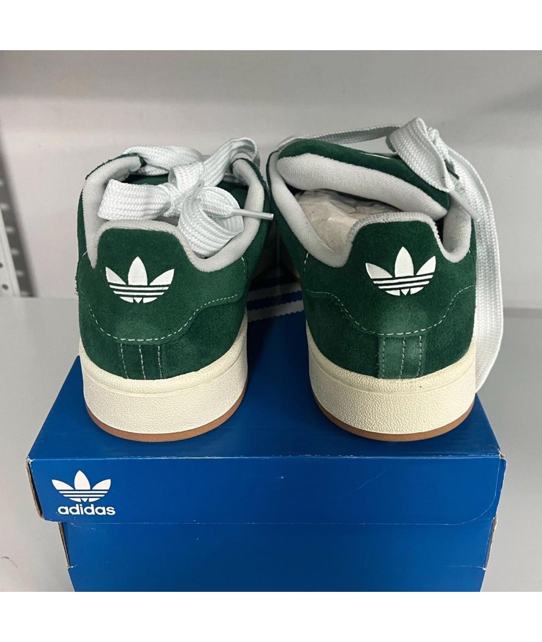 ADIDAS Зеленые замшевые кеды, фото 3