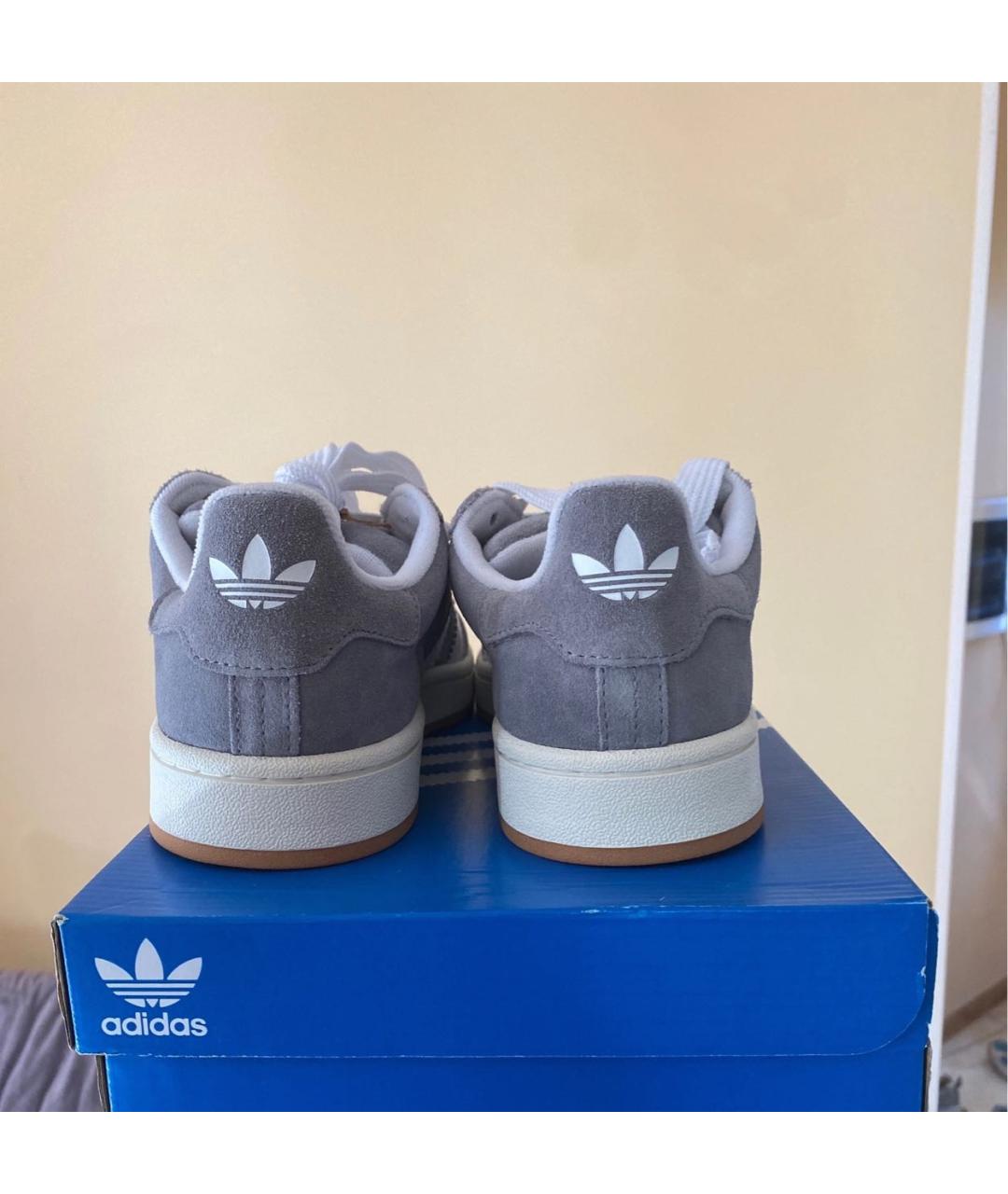 ADIDAS Серые замшевые кеды, фото 3