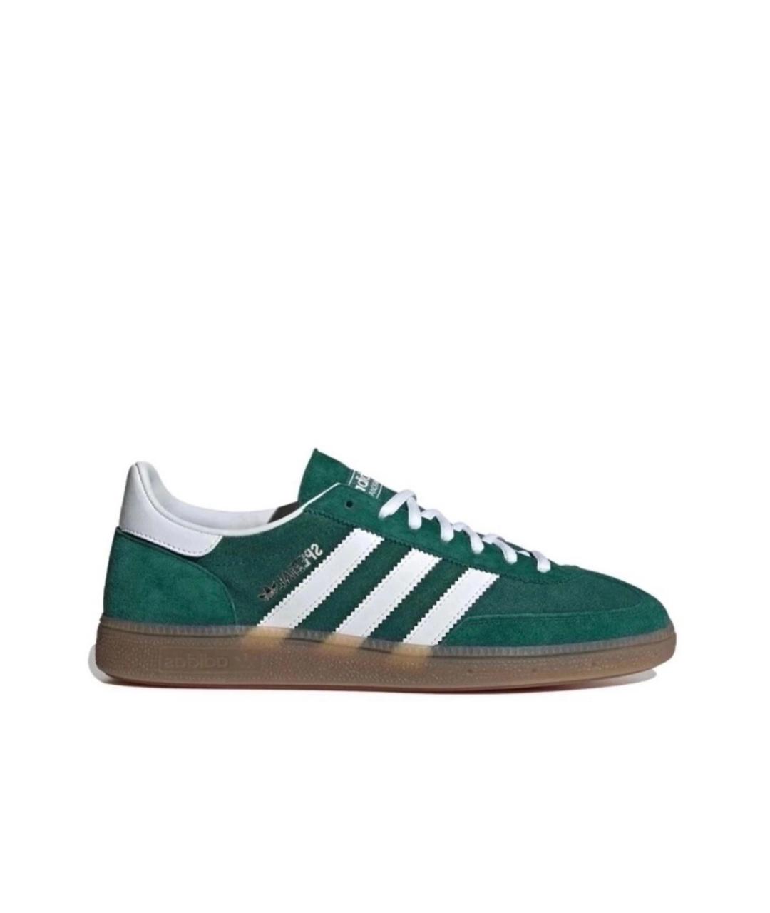 ADIDAS Зеленые замшевые кеды, фото 1