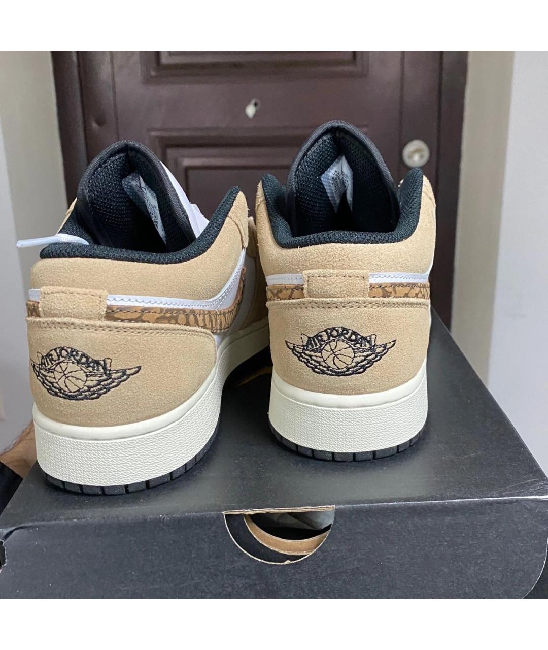 JORDAN Коричневые замшевые кроссовки, фото 2