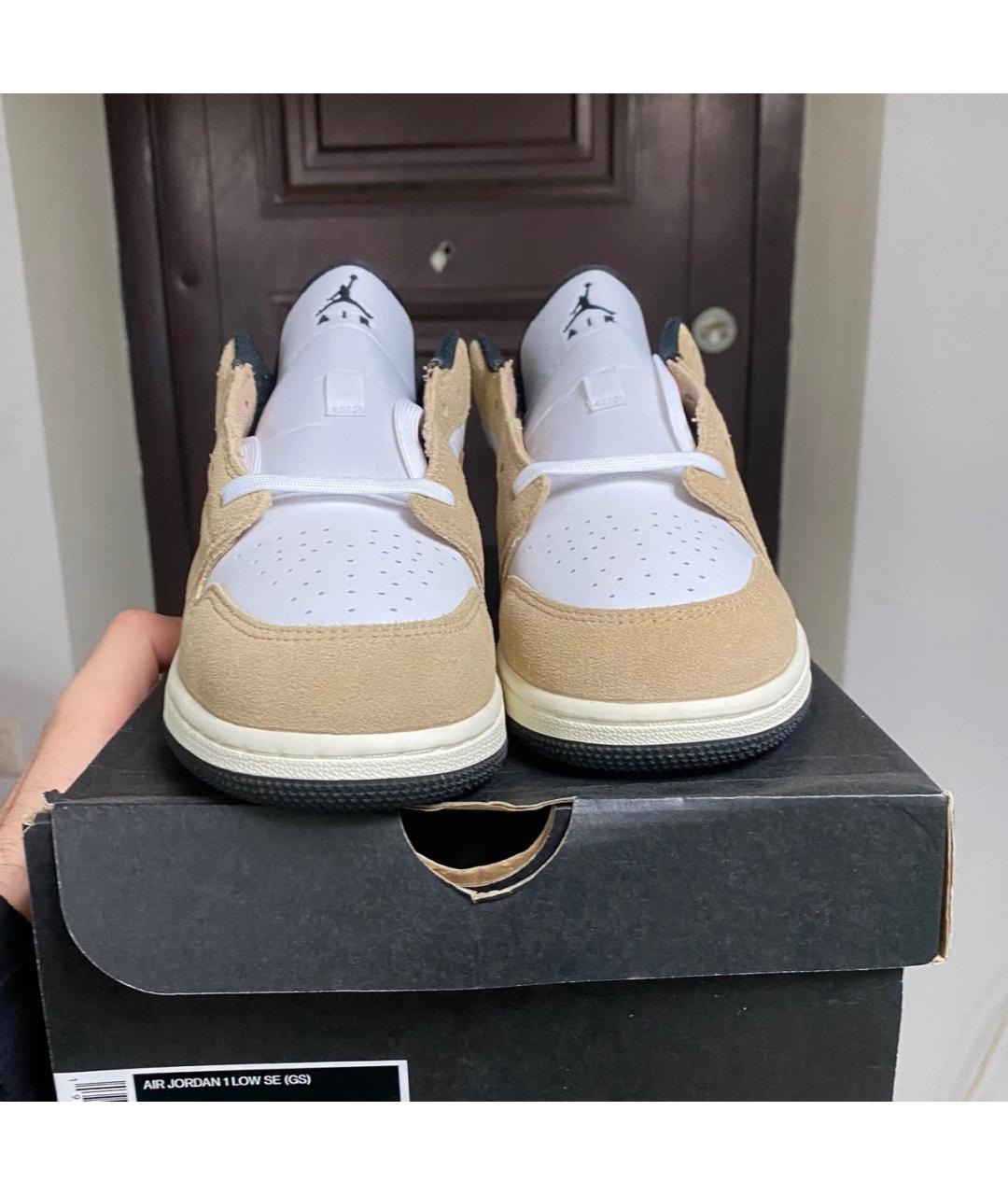 JORDAN Коричневые замшевые кроссовки, фото 4