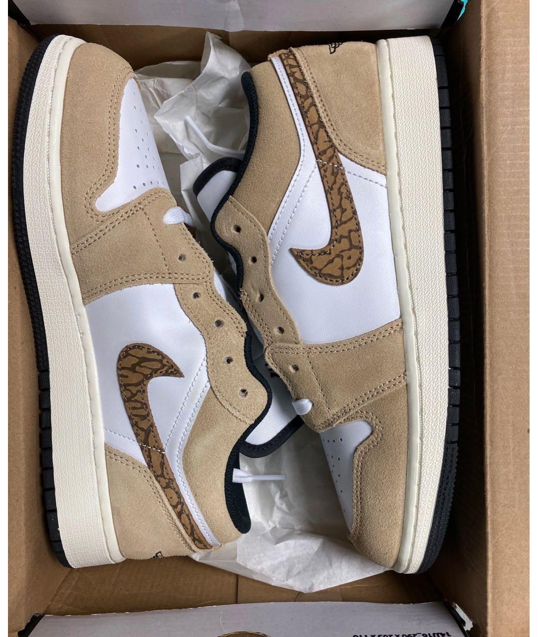 JORDAN Коричневые замшевые кроссовки, фото 3