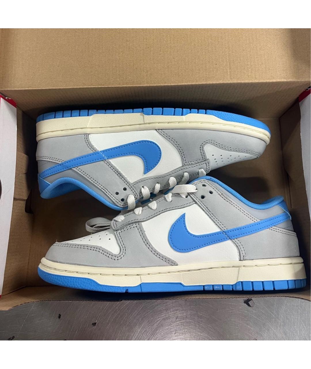 NIKE Серые нубуковые кроссовки, фото 3