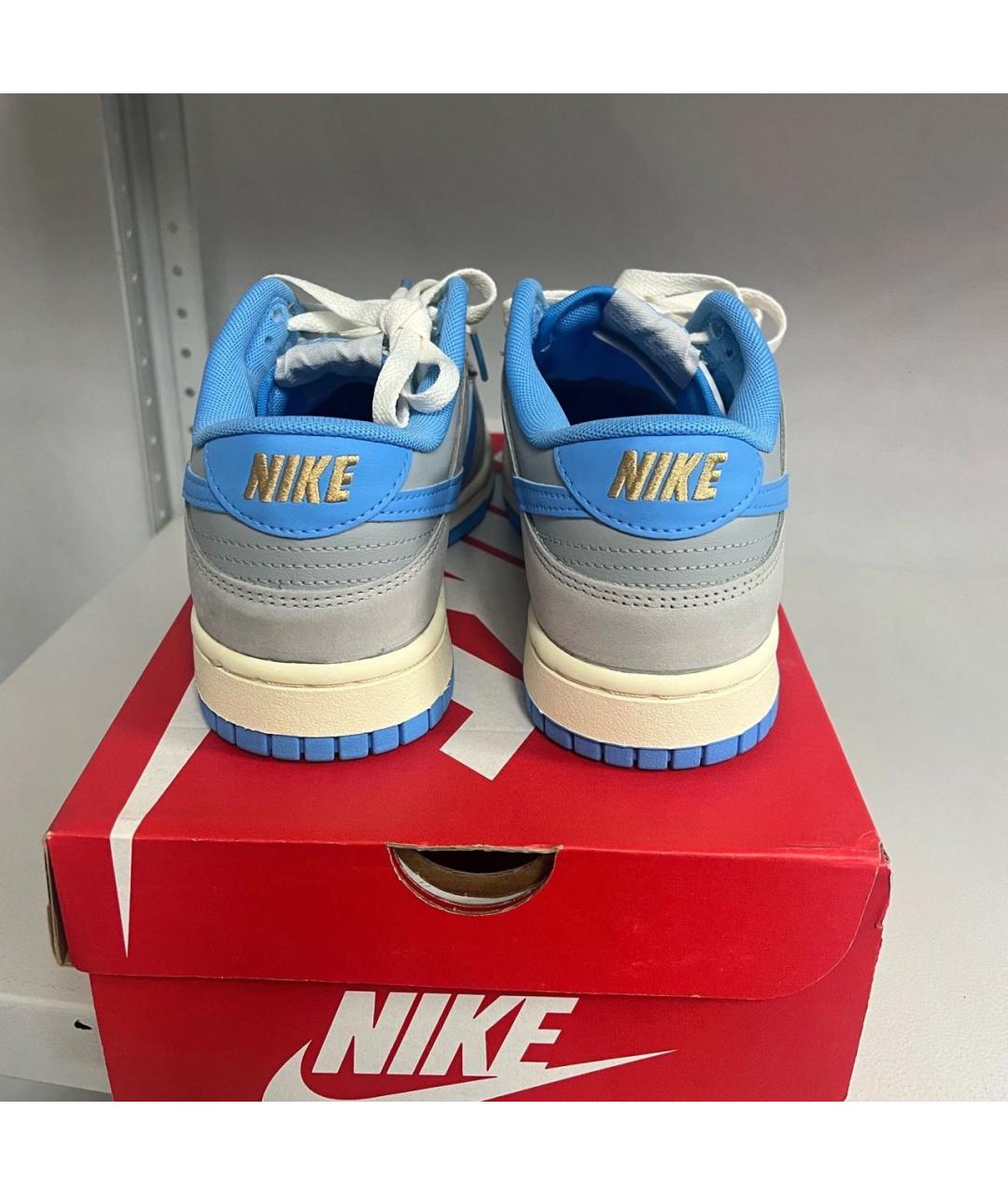 NIKE Серые нубуковые кроссовки, фото 2