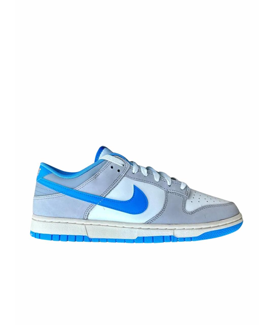 NIKE Серые нубуковые кроссовки, фото 1