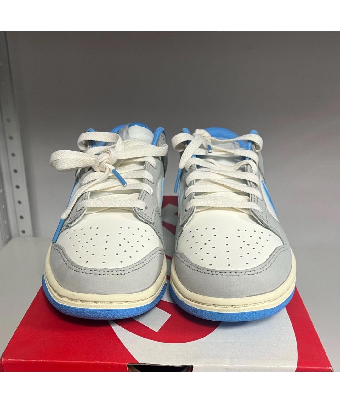 NIKE Серые нубуковые кроссовки, фото 4