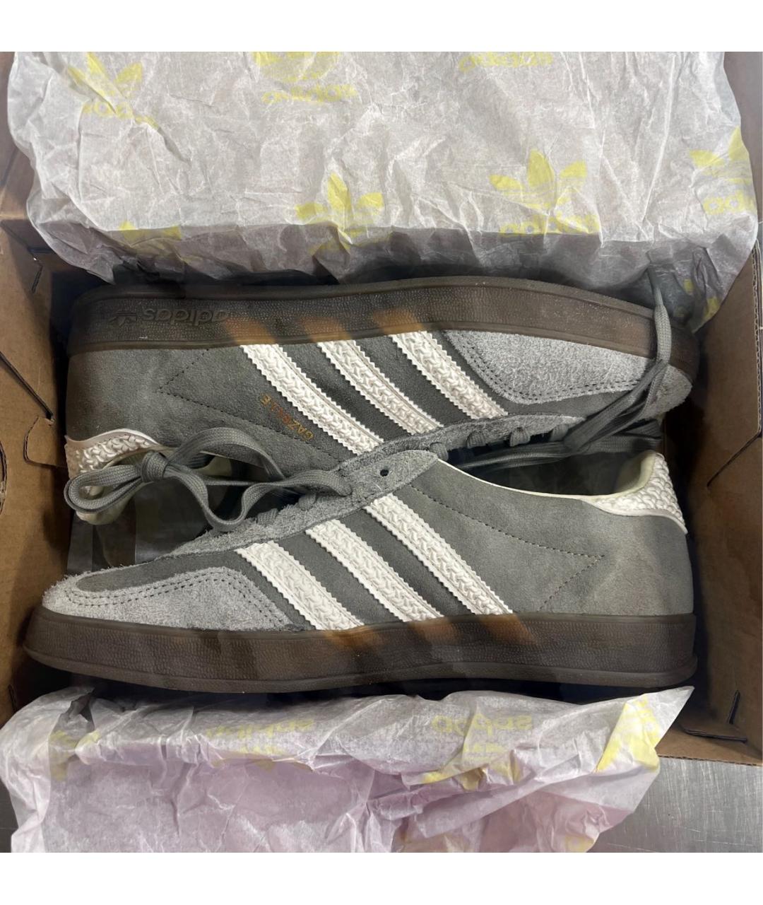 ADIDAS Серые замшевые кеды, фото 3