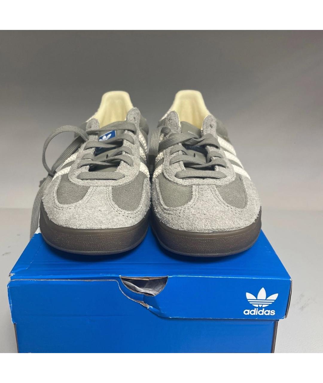 ADIDAS Серые замшевые кеды, фото 4