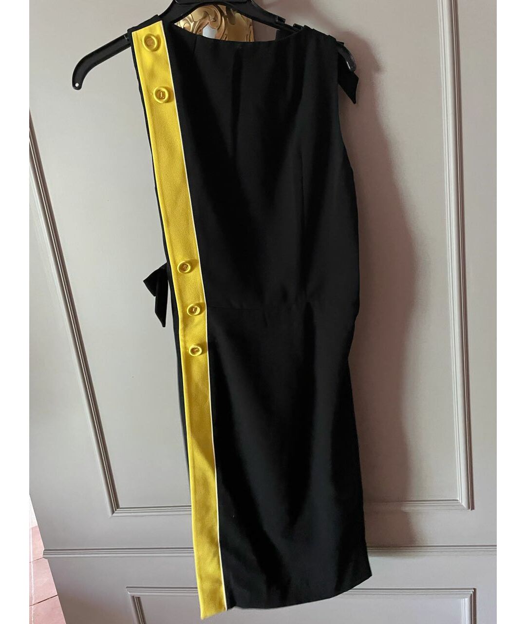 CAVALLI CLASS Черное вискозное коктейльное платье, фото 2
