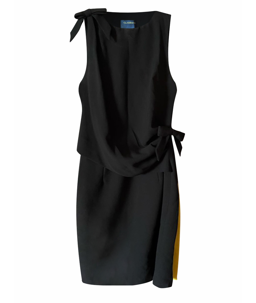 CAVALLI CLASS Черное вискозное коктейльное платье, фото 1