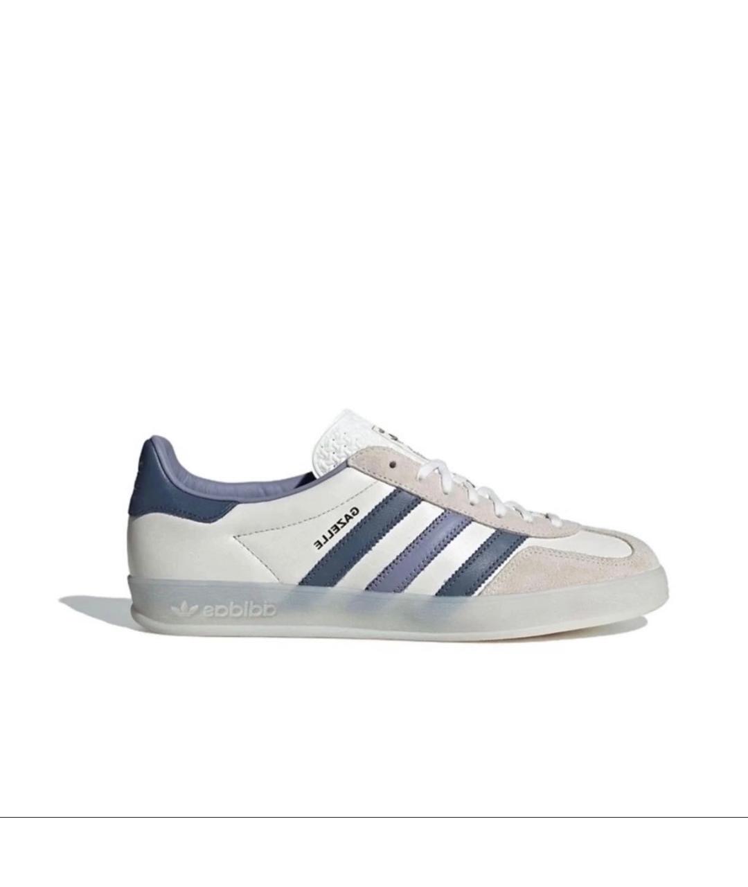 ADIDAS Белые кожаные кеды, фото 1