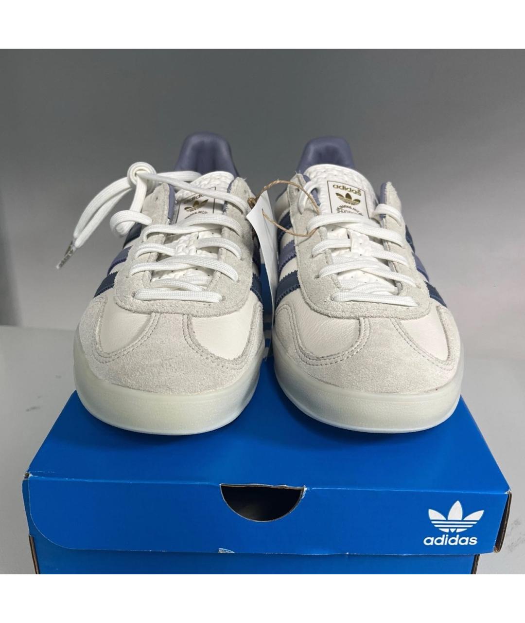 ADIDAS Белые кожаные кеды, фото 5