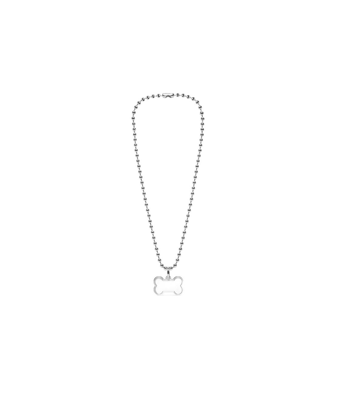 BALENCIAGA Серебряная металлическая цепочка/подвеска, фото 2