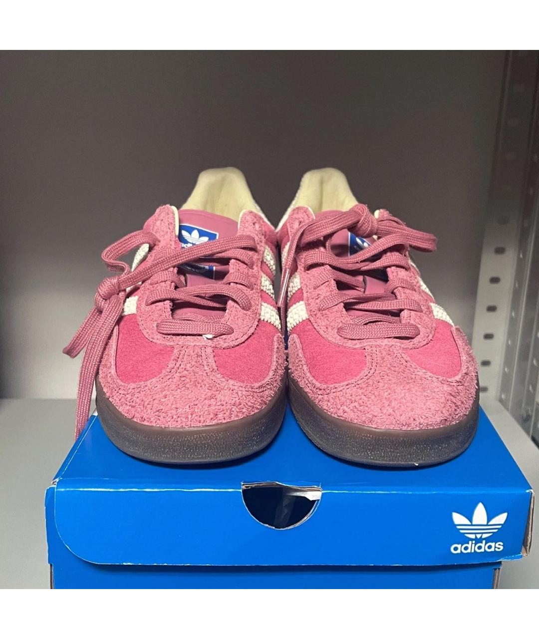 ADIDAS Розовые замшевые кеды, фото 4