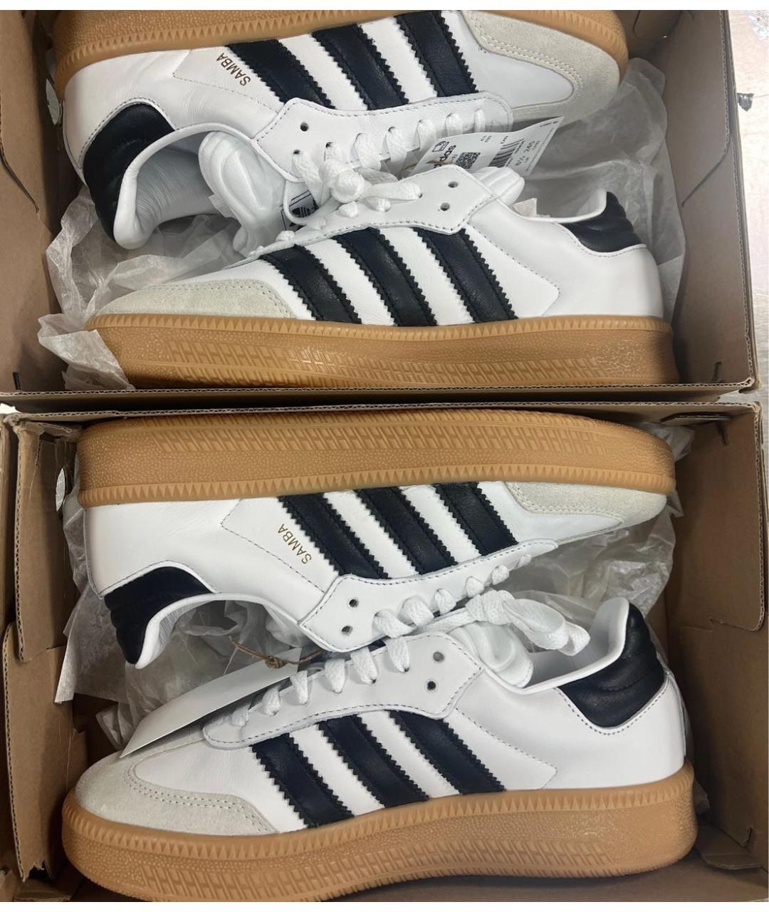 ADIDAS Белые кеды из искусственной кожи, фото 3