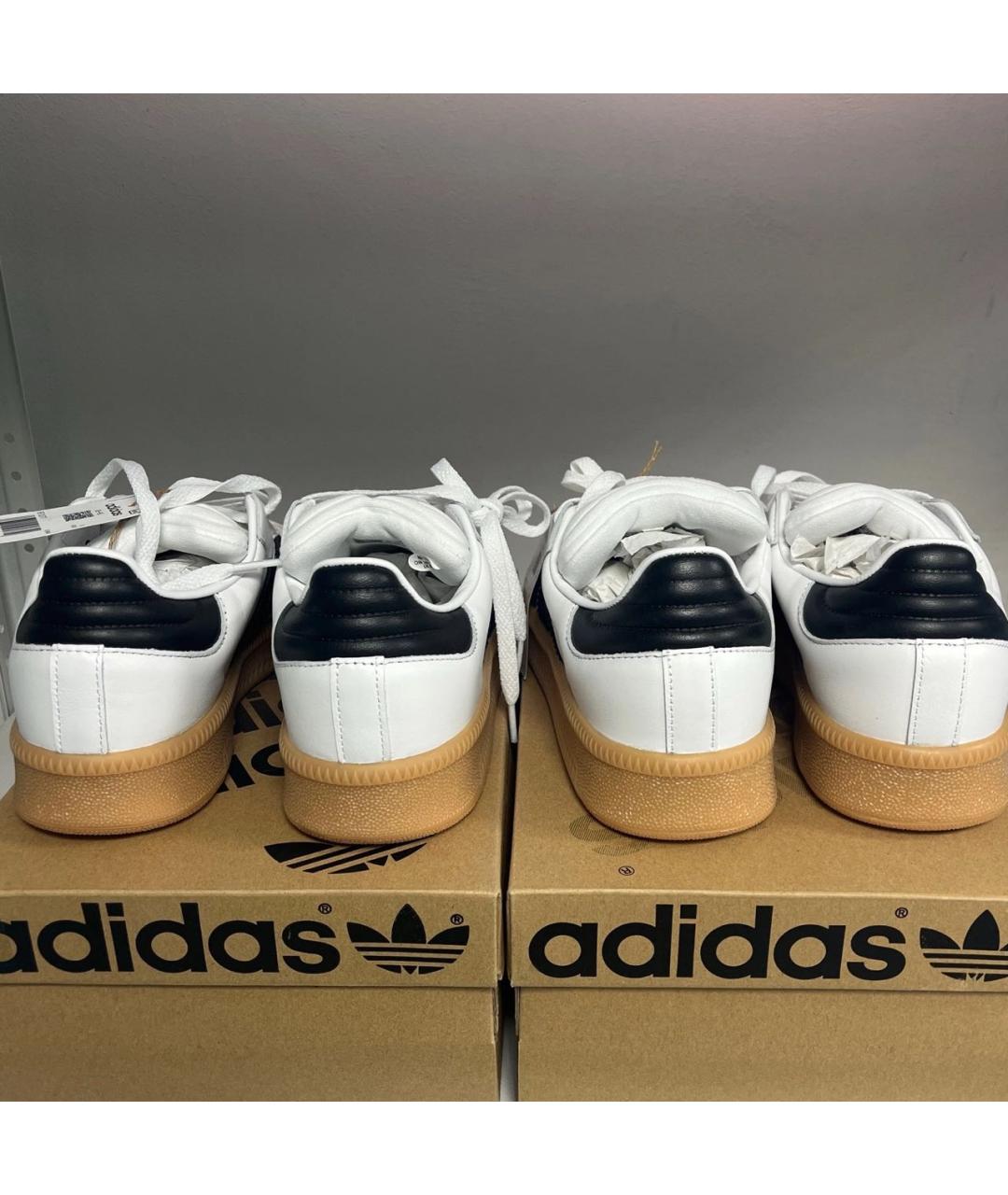 ADIDAS Белые кеды из искусственной кожи, фото 2