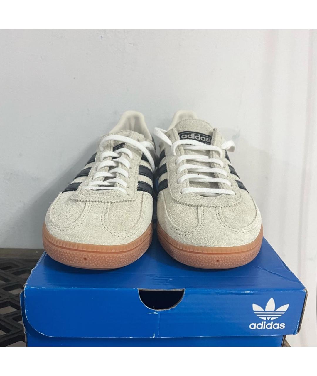 ADIDAS Бежевые замшевые кеды, фото 4