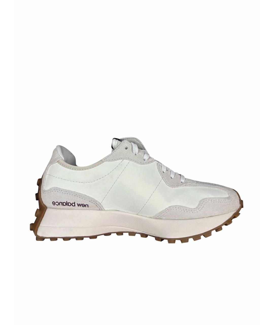 NEW BALANCE Бежевые кроссовки из искусственной кожи, фото 5