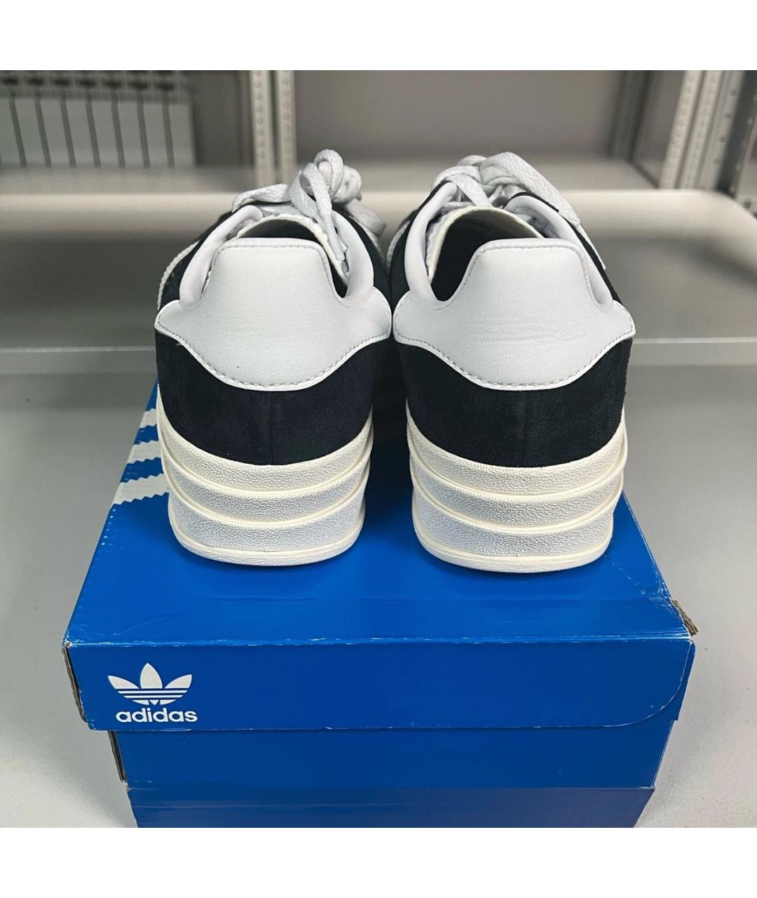 ADIDAS Черные замшевые кеды, фото 2