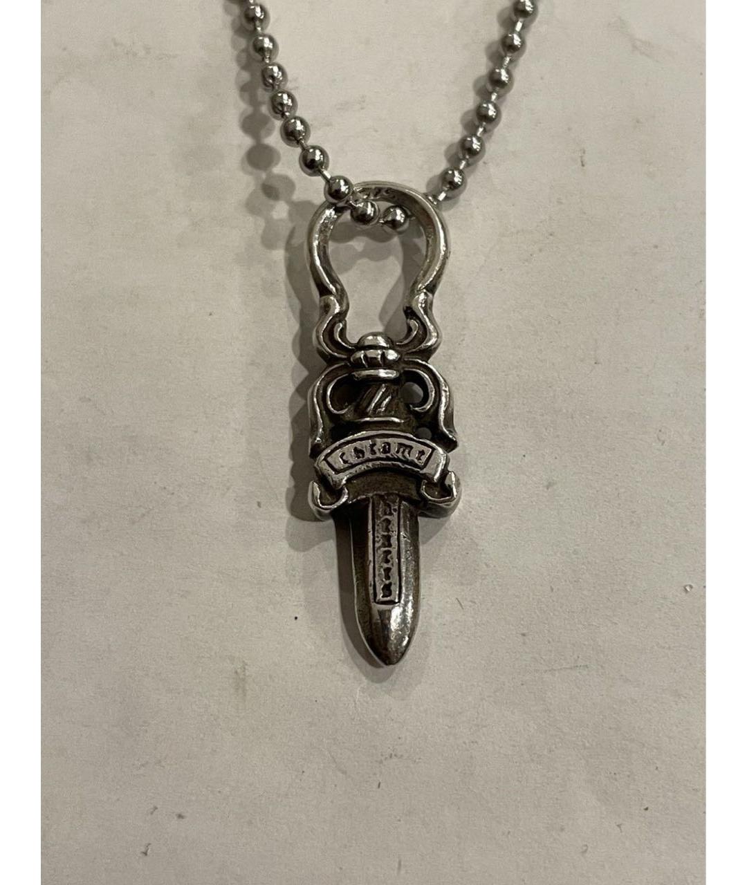 CHROME HEARTS Серебряная серебряная цепочка/подвеска, фото 2