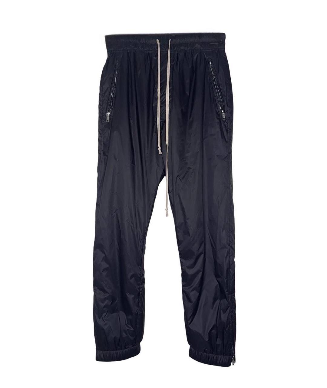 RICK OWENS Черные полиамидовые спортивные брюки и шорты, фото 8
