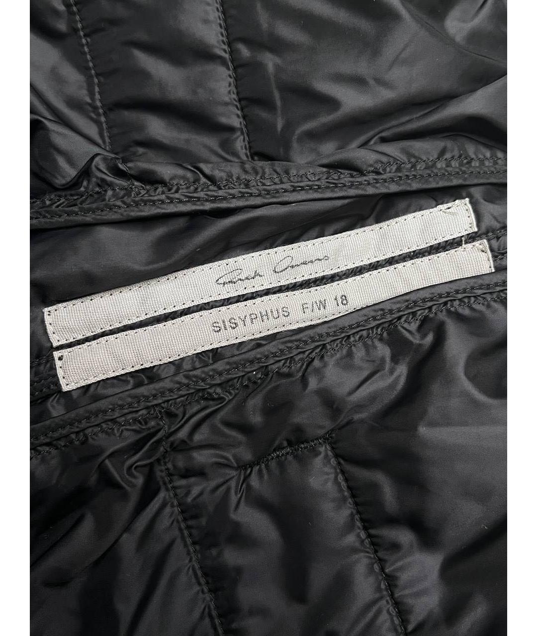 RICK OWENS Черные полиамидовые спортивные брюки и шорты, фото 6