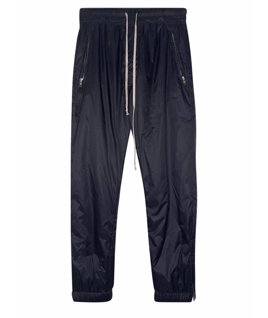 RICK OWENS Черные полиамидовые спортивные брюки и шорты, фото 1