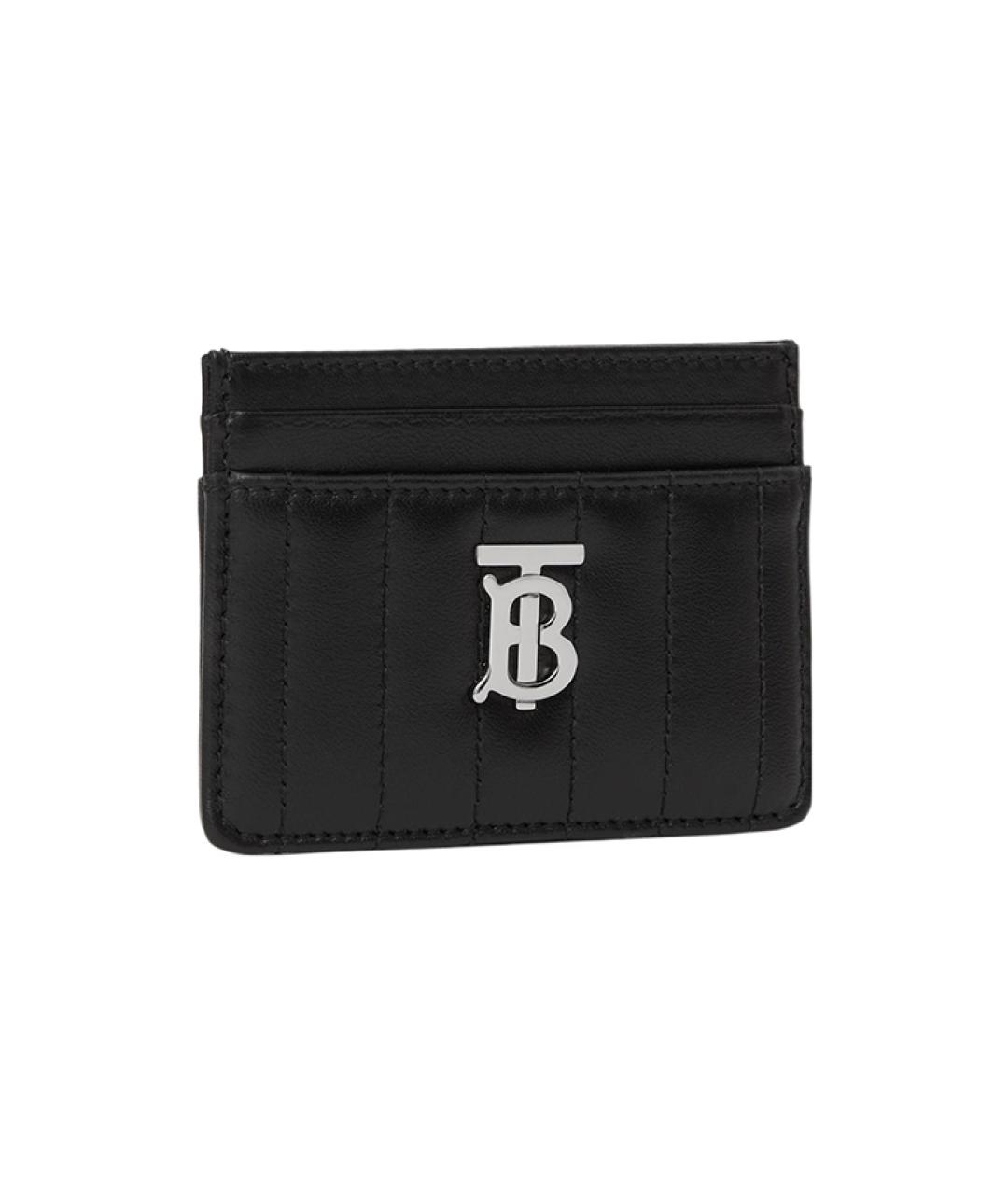 BURBERRY Черный кожаный кардхолдер, фото 2