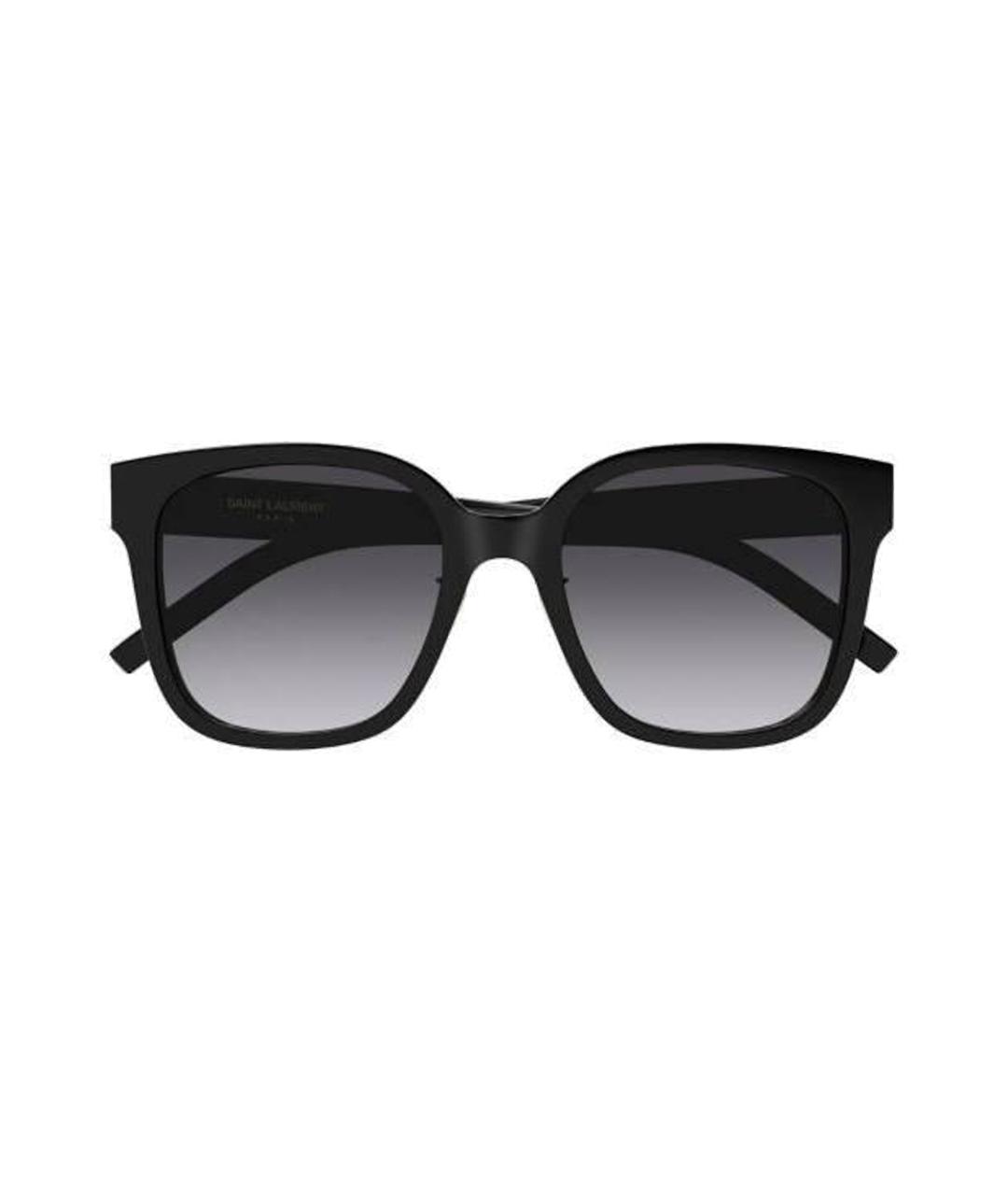 SAINT LAURENT Черные пластиковые солнцезащитные очки, фото 2