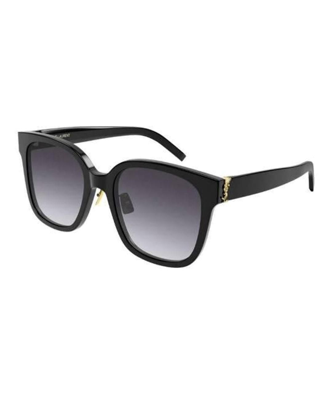 SAINT LAURENT Черные пластиковые солнцезащитные очки, фото 5