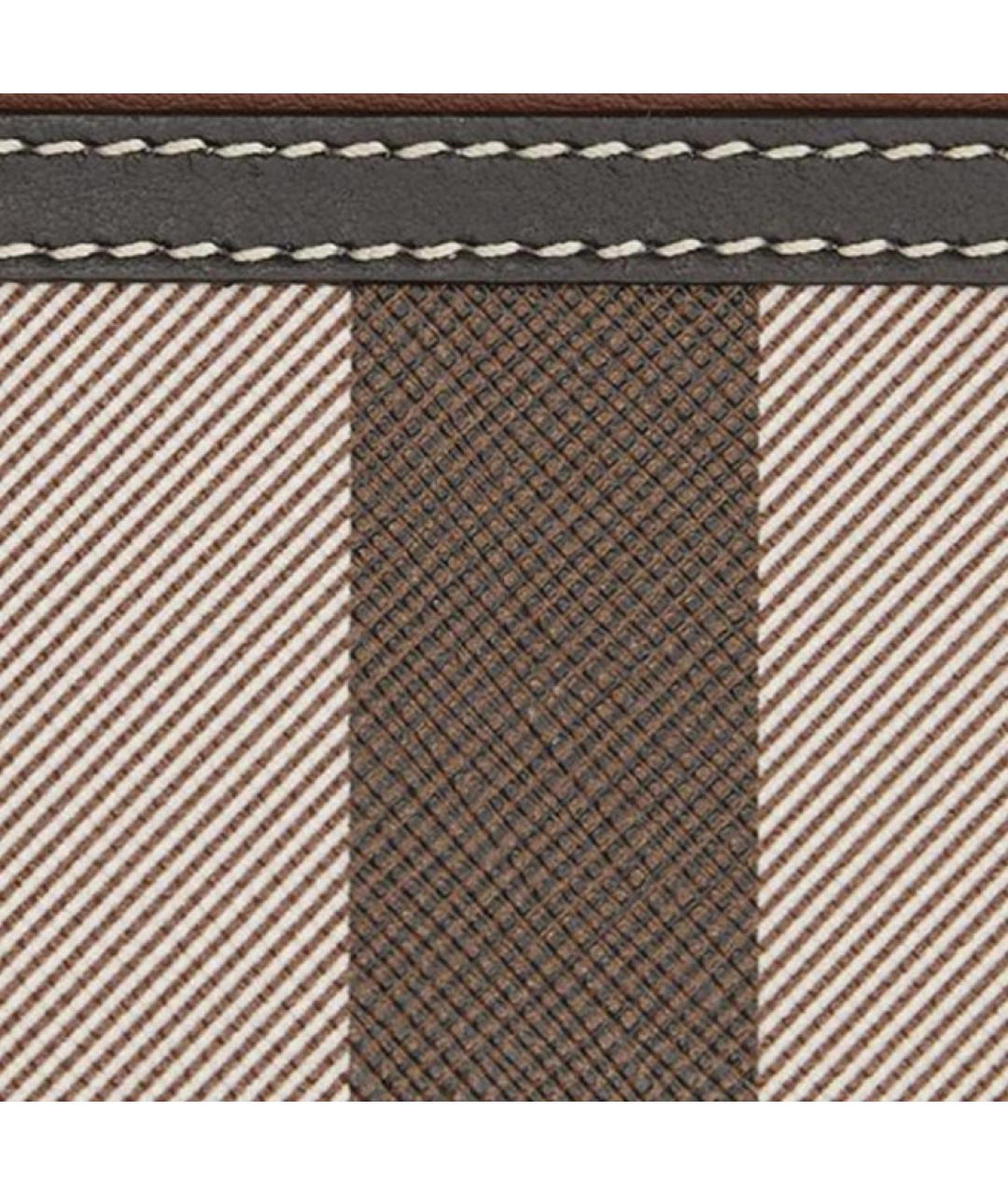 BURBERRY Коричневый кожаный кардхолдер, фото 5