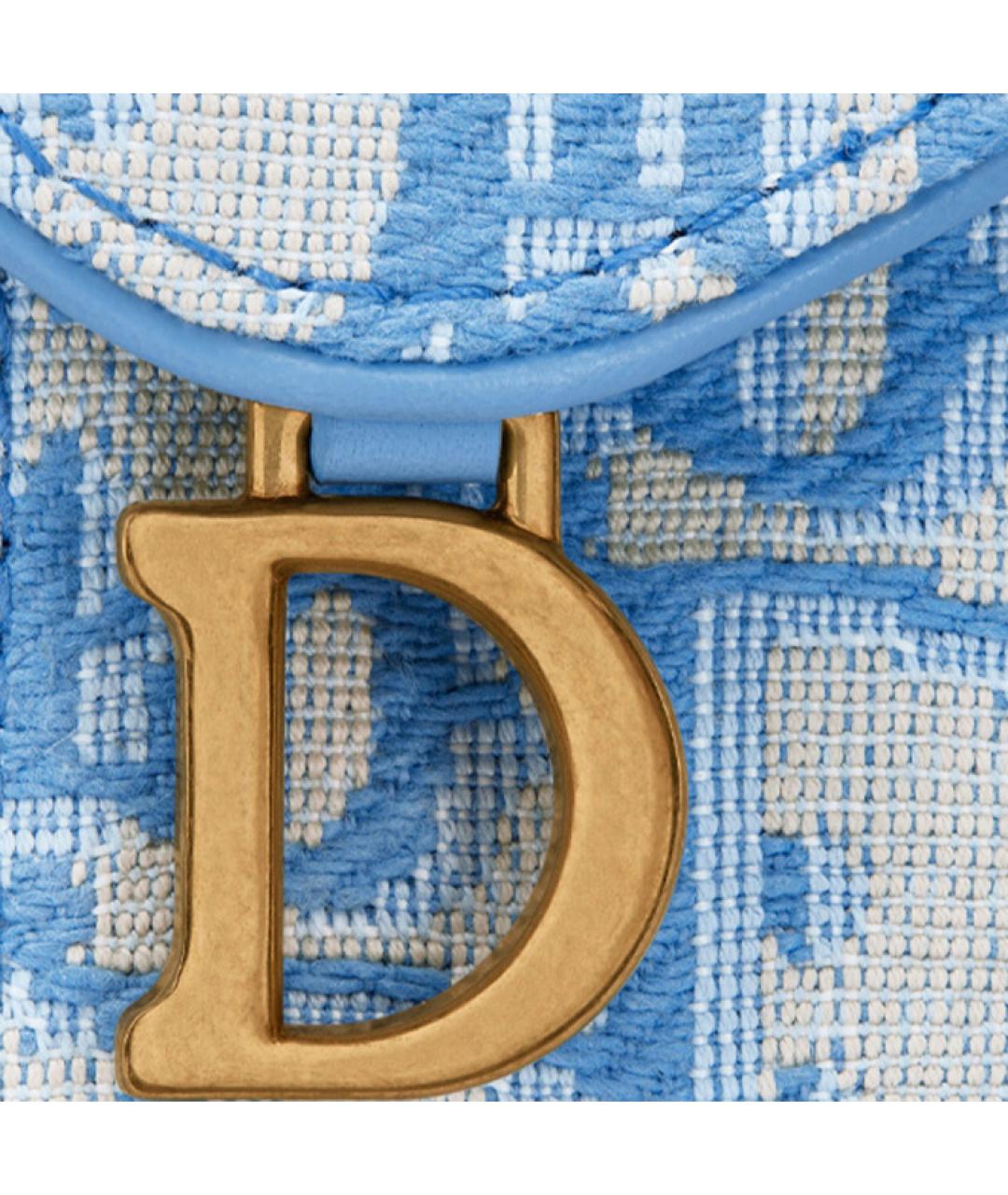 CHRISTIAN DIOR Голубой кошелек, фото 5