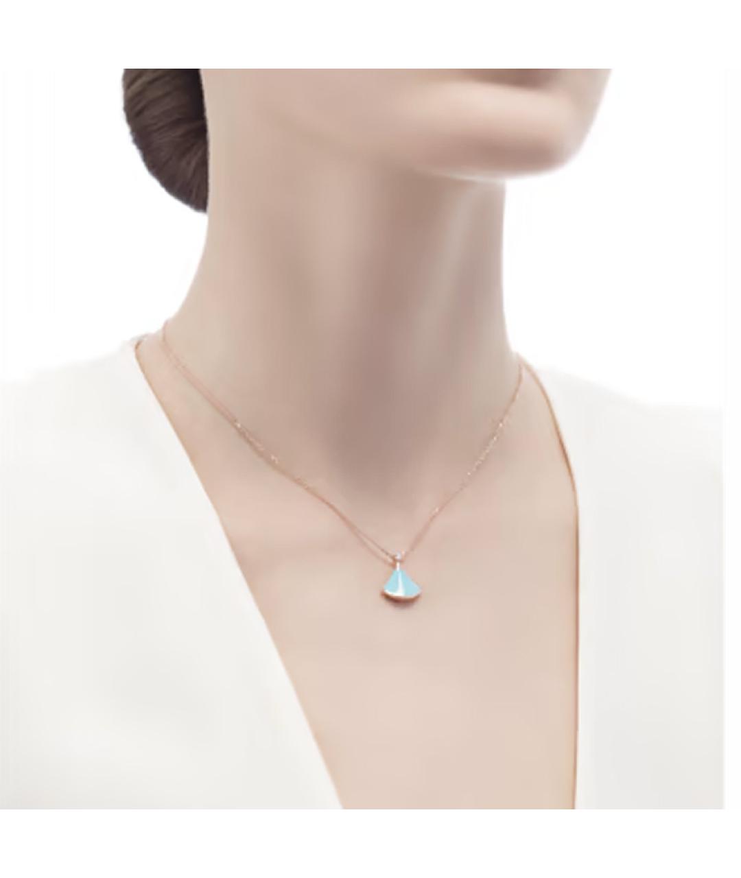 BVLGARI Золотая цепочка из розового золота, фото 3