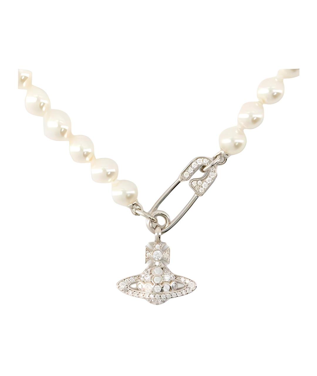 VIVIENNE WESTWOOD Белая подвеска, фото 2